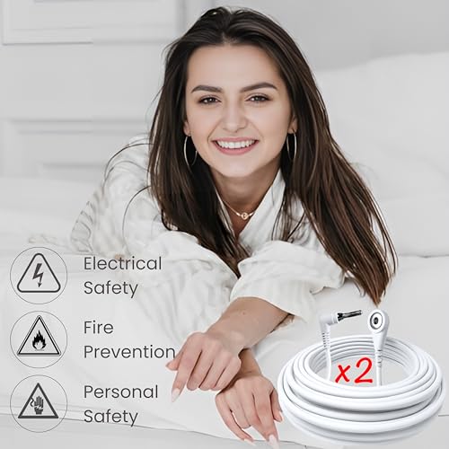 Grounding Cord, Universal Grounding Cable Compatible with Earthing Power Accessories Such as Grounding Sheets, Mats, & More. The Grounding Cord Size is 4.5 METERS. Ultra-Thin.