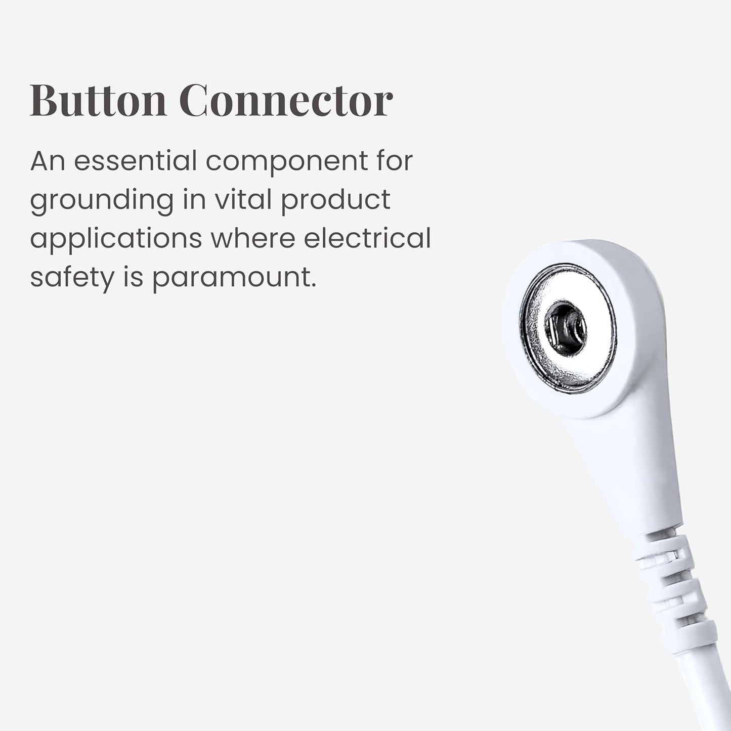 Grounding Wire, Universal Grounding Cable Compatible with Earthing Power Accessories Such as Grounding Sheets, Mats, Pillowcases & More. The Grounding Cord Size is 4.5 Meters. Ultra-Thin.