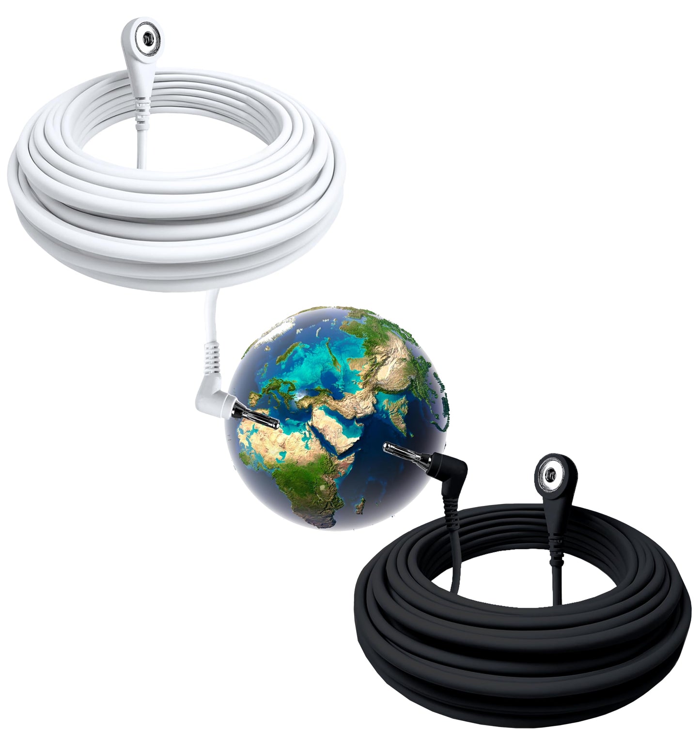Grounding Cord, Universal Grounding Cable Compatible with Earthing Power Accessories Such as Grounding Sheets, Mats, & More. The Grounding Cord Size is 4.5 METERS. Ultra-Thin.