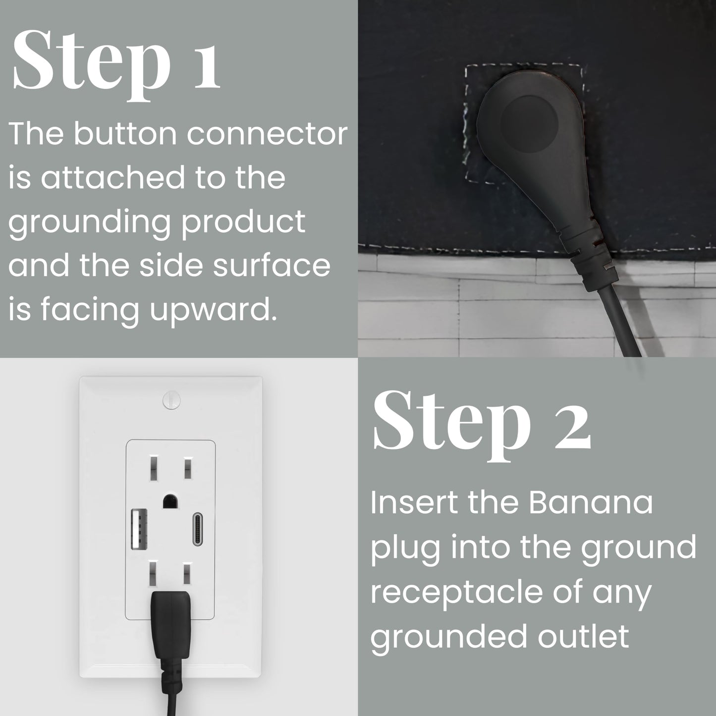 Grounding Cord, Universal Grounding Cable Compatible with Earthing Power Accessories Such as Grounding Sheets, Mats, & More. The Grounding Cord Size is 4.5 METERS. Ultra-Thin.