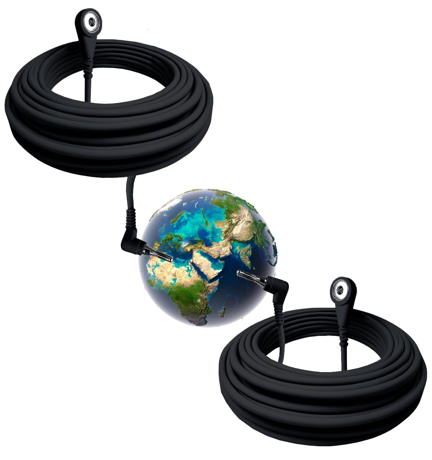 Grounding Cord, Universal Grounding Cable Compatible with Earthing Power Accessories Such as Grounding Sheets, Mats, & More. The Grounding Cord Size is 4.5 METERS. Ultra-Thin.