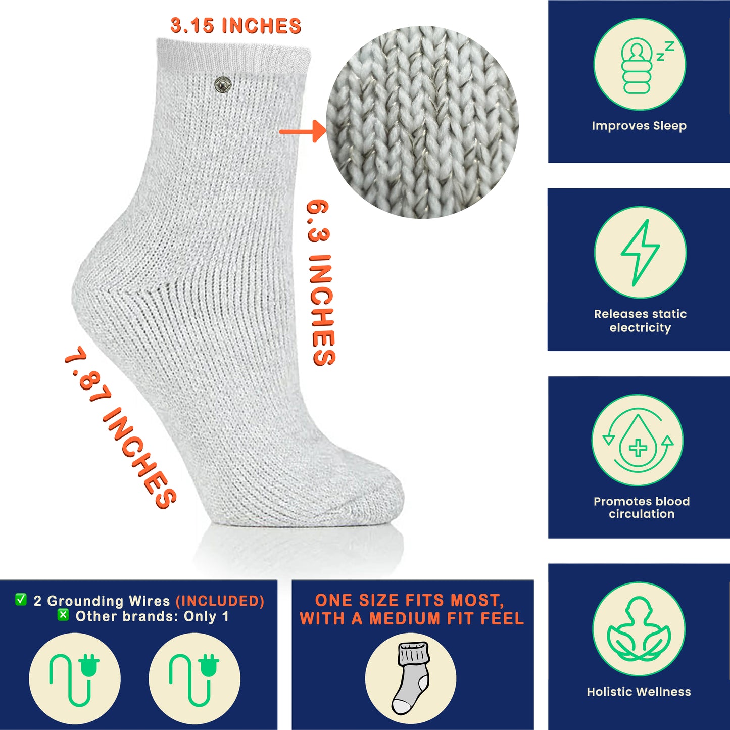 Best Grounding Socks Australia - ZenEarth Sleep & Earthing