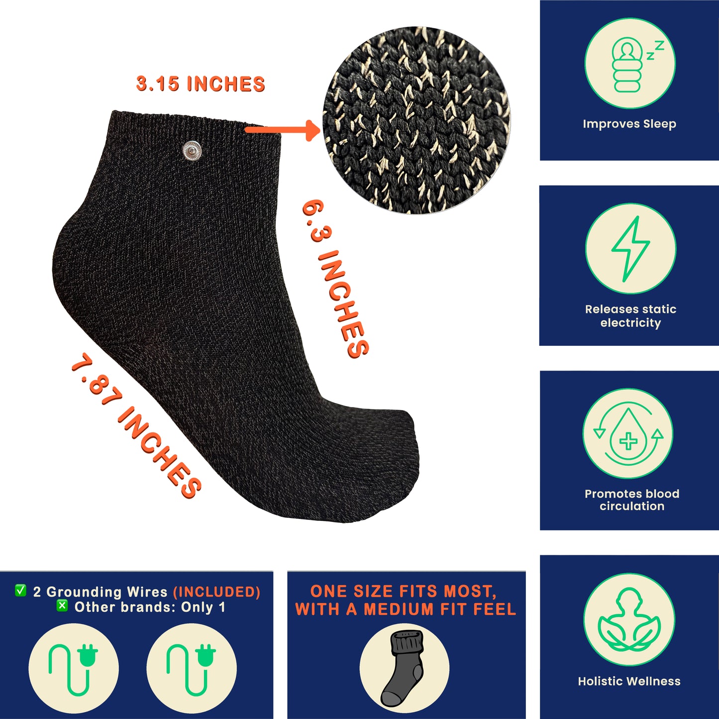 Best Grounding Socks Australia - ZenEarth Sleep & Earthing