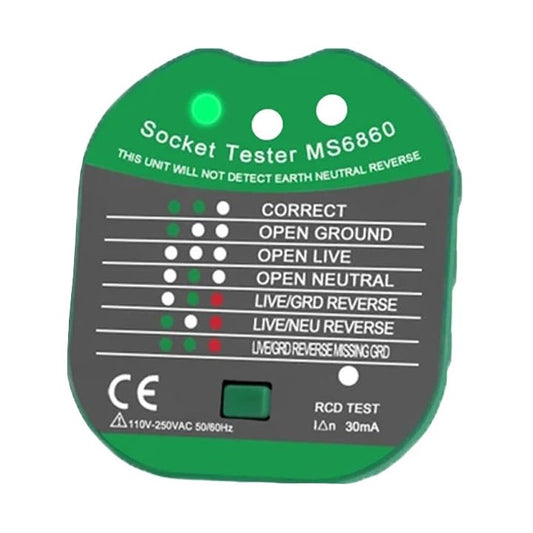 USA. Grounding Outlet Tester for Earthing | Detects Wiring Problems in GFCI/AC Outlets | Easy-to-Use, Grounding Tester, Electrical Tester, Circuit Tester, Voltage Detector, for Electrical Safety