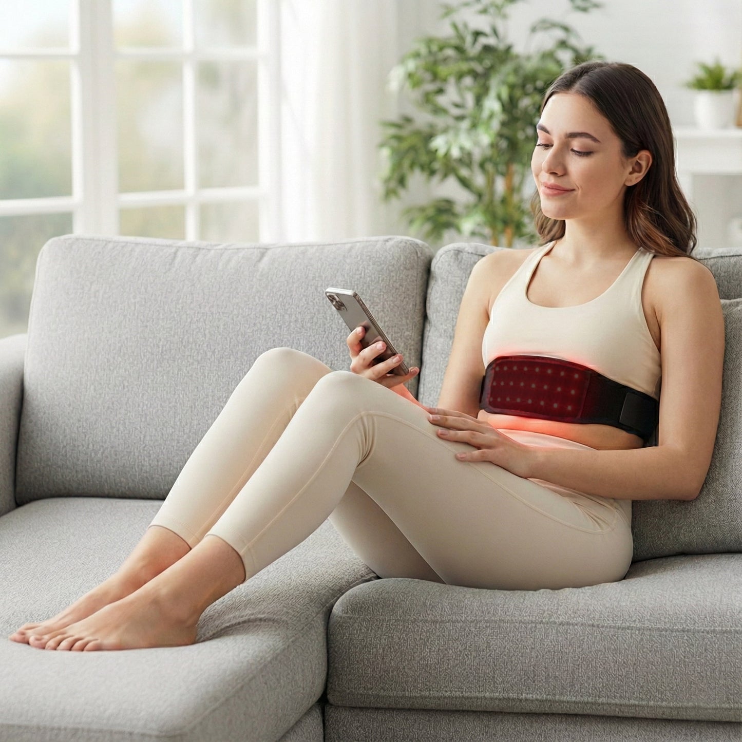 (Red Light Therapy Belt) for Abdominal Fat & Pain Relief | ZenEarth AU